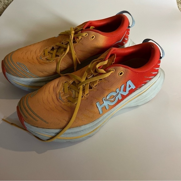 Hoka bondi X fiesta amber yellow main image 4